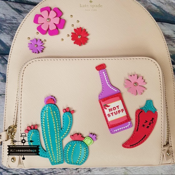 Kate spade cactus Tomi cactus backpack new horizon - Picture 6 of 8